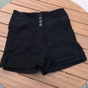 High waisted retro shorts
